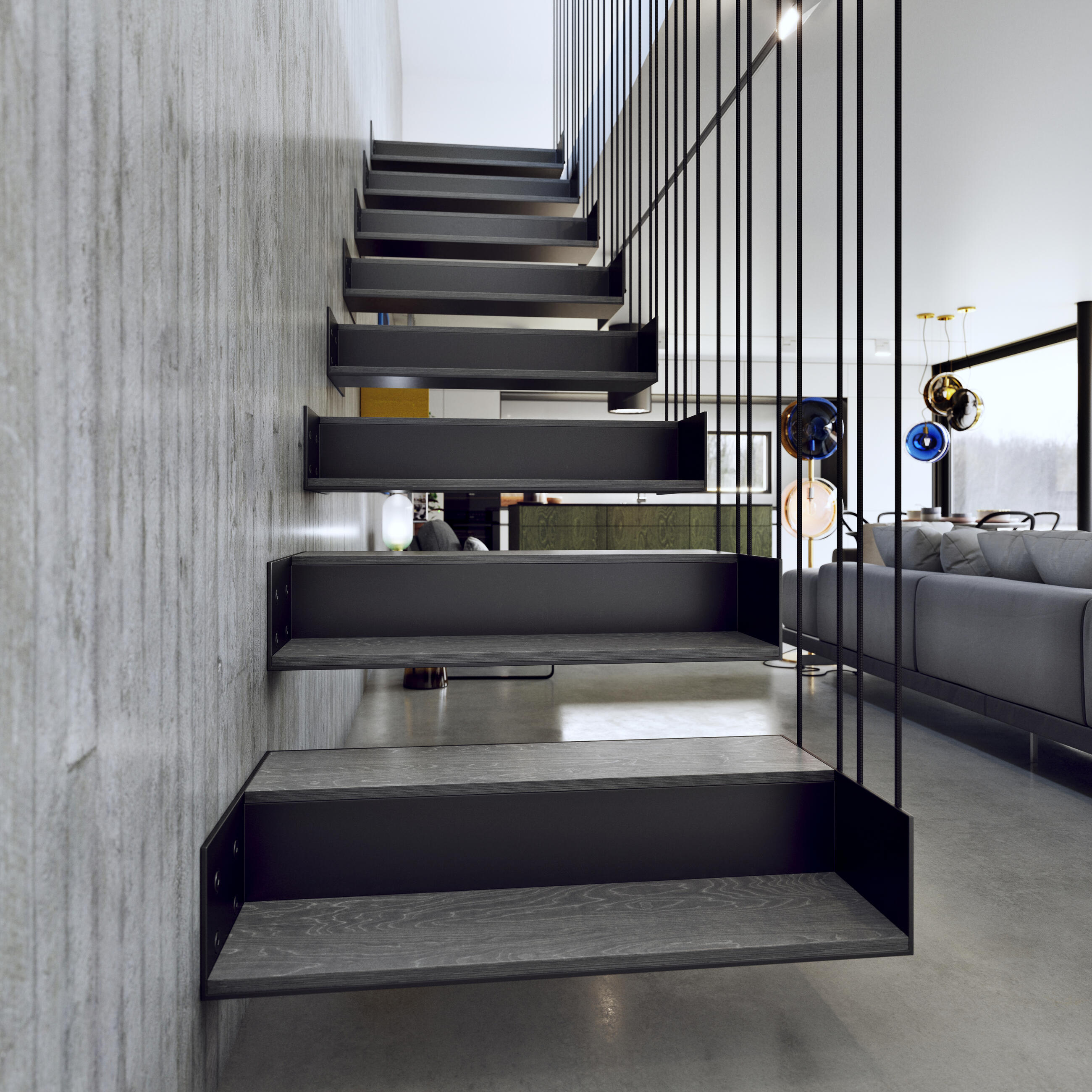 Interiérové schodisko Case