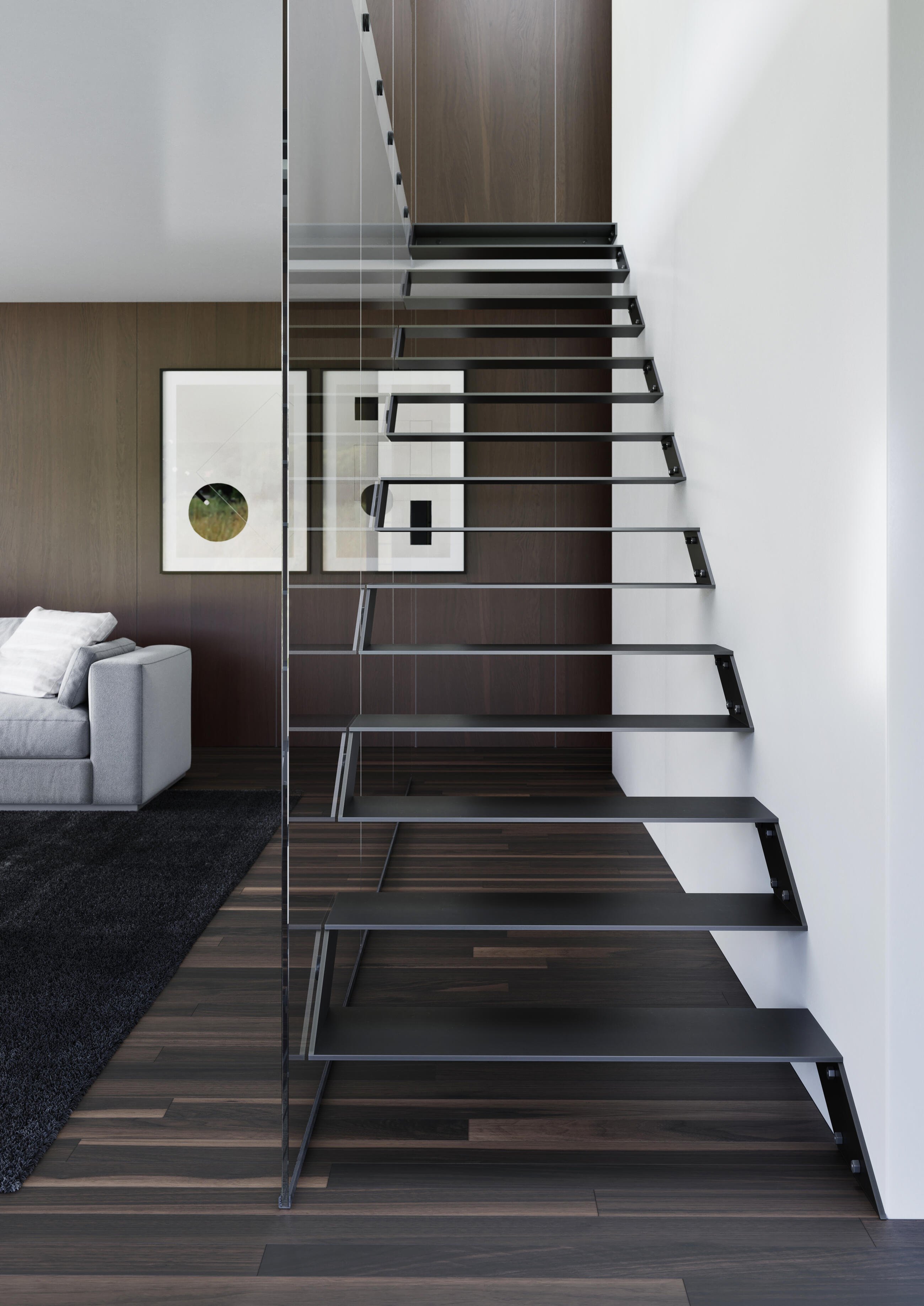 Strmeňové interiérové schodisko Ultra