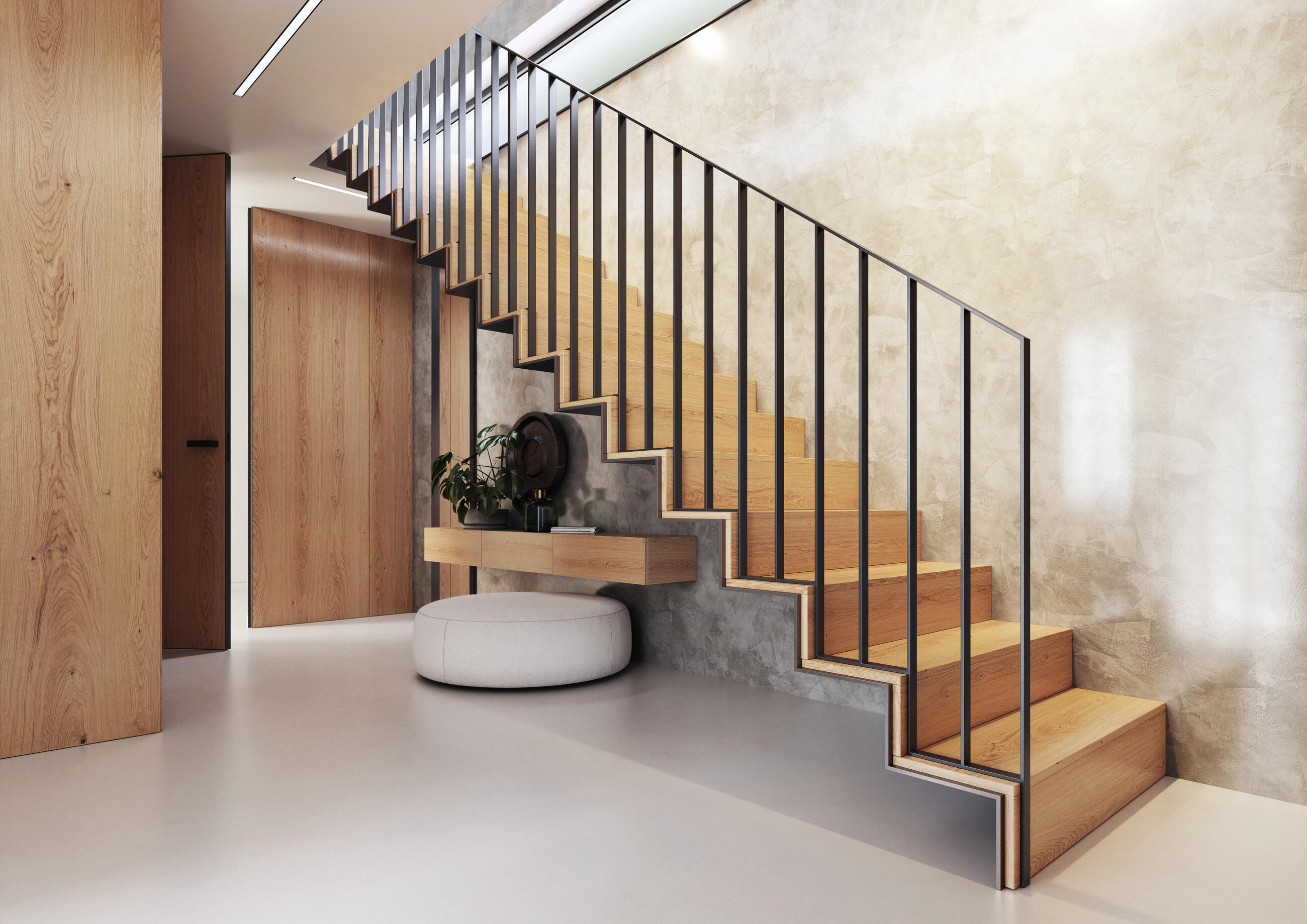 Interiérové schodisko Slim Wood