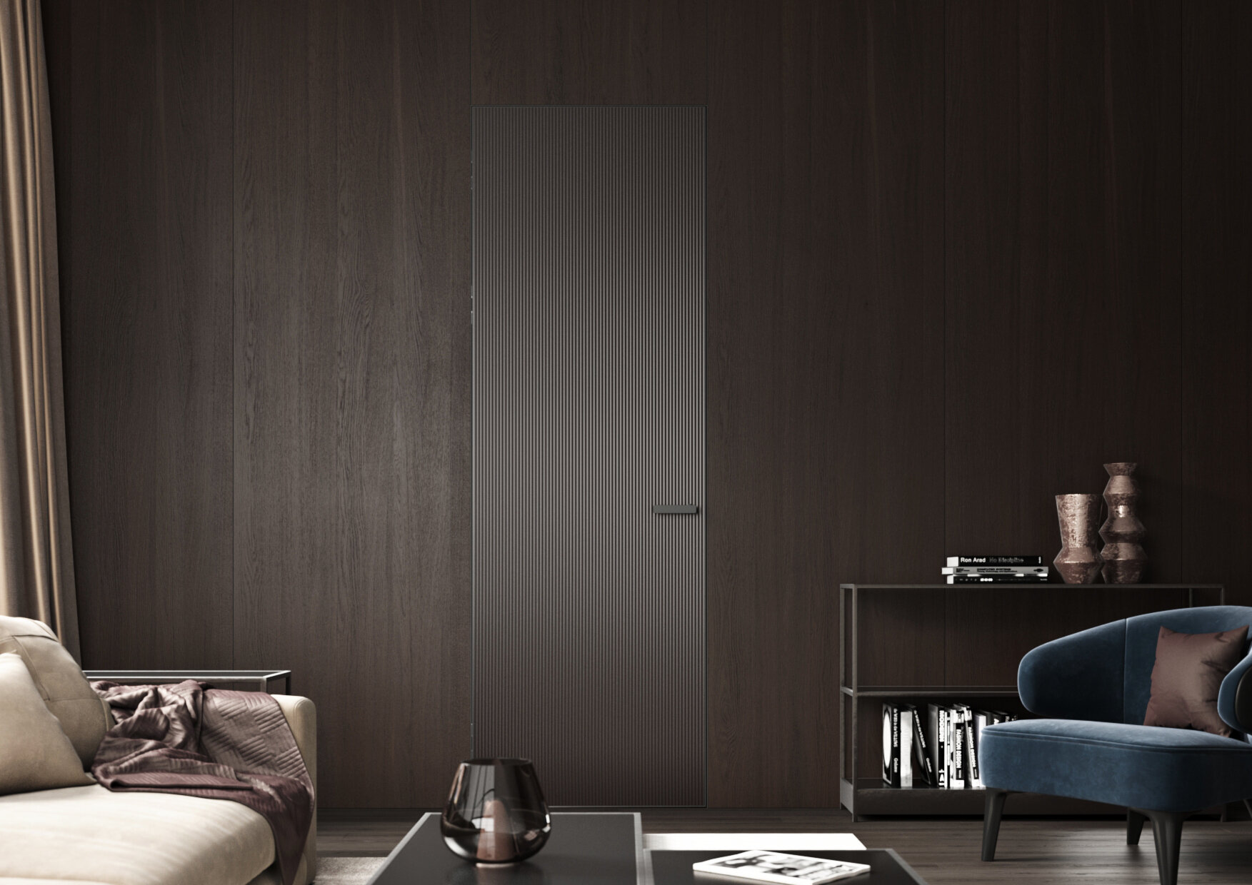 Otočné dvere Master so sklom Flutes