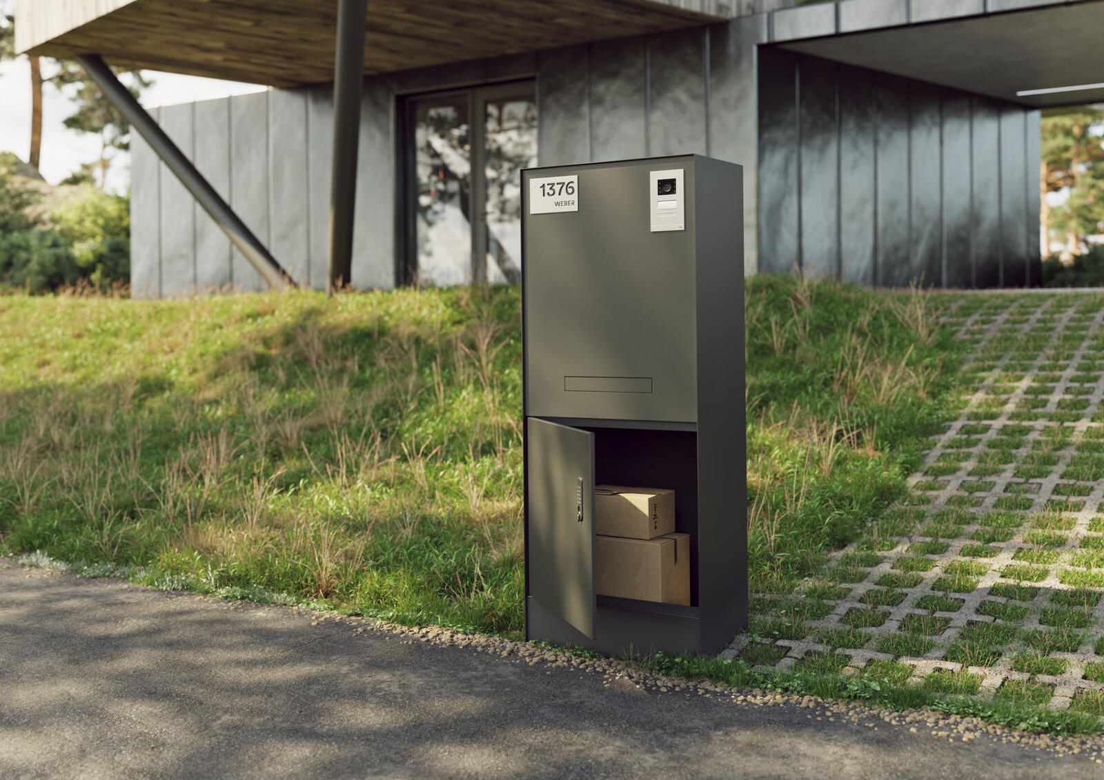 Full – box na balíky s poštovou schránkou