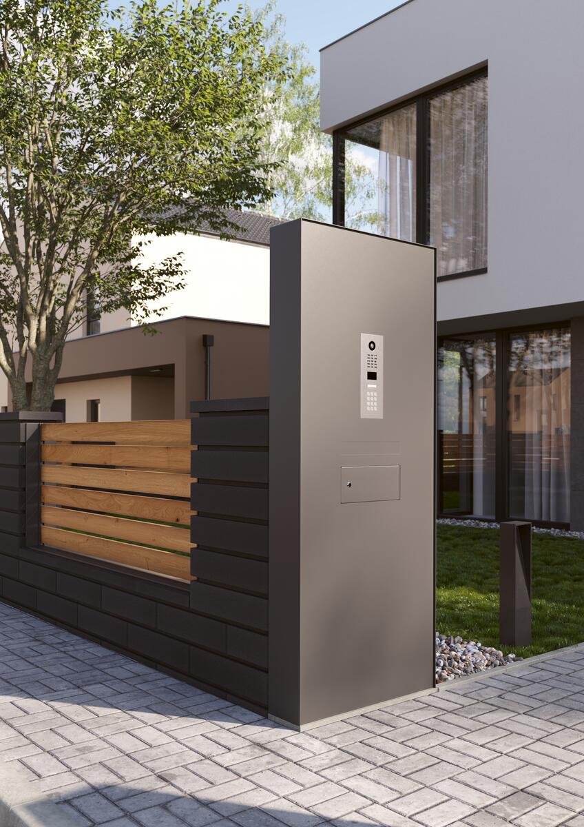 Shield – závetrie s poštovou schránkou a so zvončekom